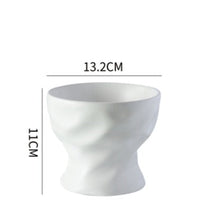 HKM-4899133 Ceramic Cat and Dog Bowl with Cervical Spine Protection - Available in Multiple Colors
