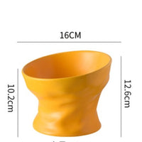 HKM-4899133 Ceramic Cat and Dog Bowl with Cervical Spine Protection - Available in Multiple Colors