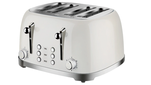 HKM-490067 4-Slice Electric Toaster with Custom Logo for Household Kitchen Use