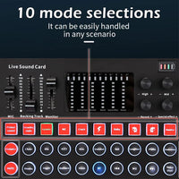 HKM-490067 M9 Studio Audio Interface for Recording, Karaoke, and Live Broadcasting