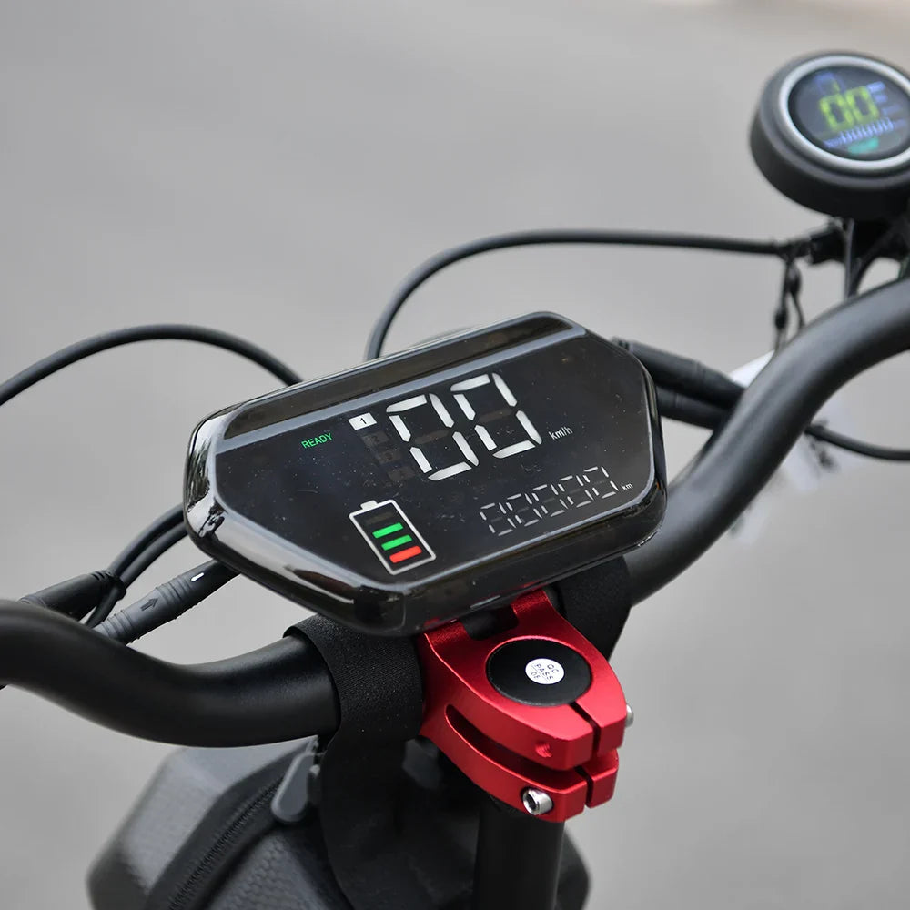 HKM-490195 High-Speed Electric Scooter with 5600W Motor, 60V 40Ah Battery, 100 km/h Max Speed, 80-100 km Range
