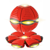 HKM-4902205 Magic Flying Saucer Ball with Lights for Dogs and Kids - Interactive Outdoor Toy