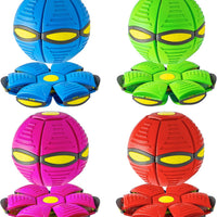 HKM-4902205 Magic Flying Saucer Ball with Lights for Dogs and Kids - Interactive Outdoor Toy
