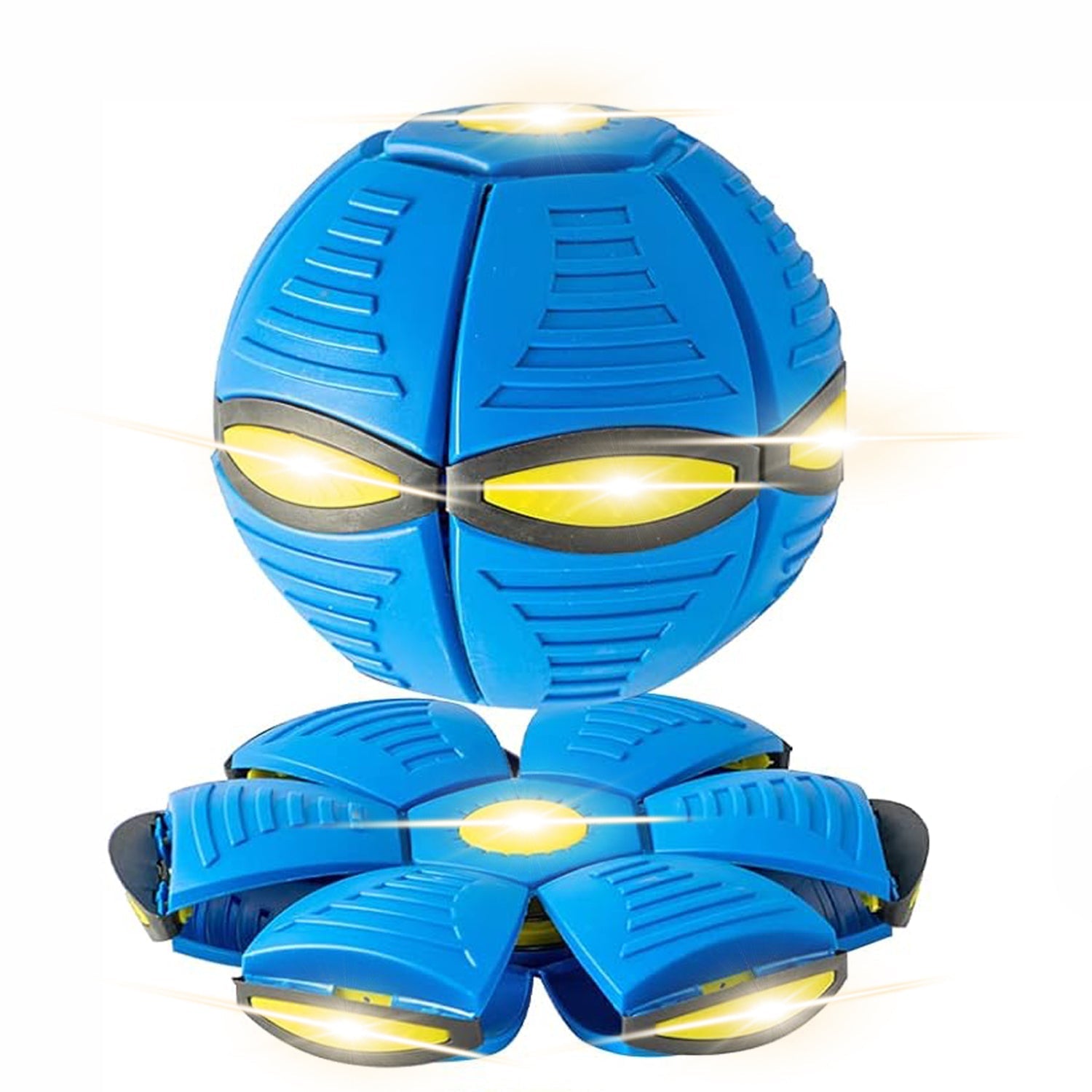HKM-4902205 Magic Flying Saucer Ball with Lights for Dogs and Kids - Interactive Outdoor Toy