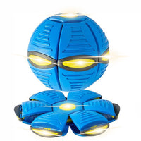 HKM-4902205 Magic Flying Saucer Ball with Lights for Dogs and Kids - Interactive Outdoor Toy