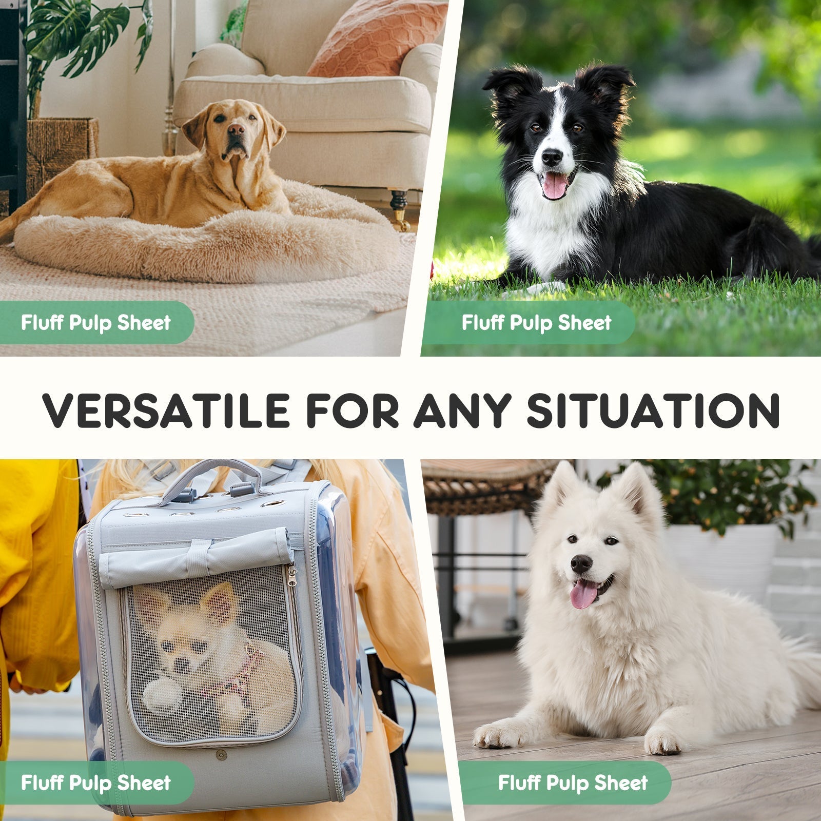 HKM-4902589 Leak-Proof Quick-Drying Absorbent Puppy Pads - Multiple Sizes Available