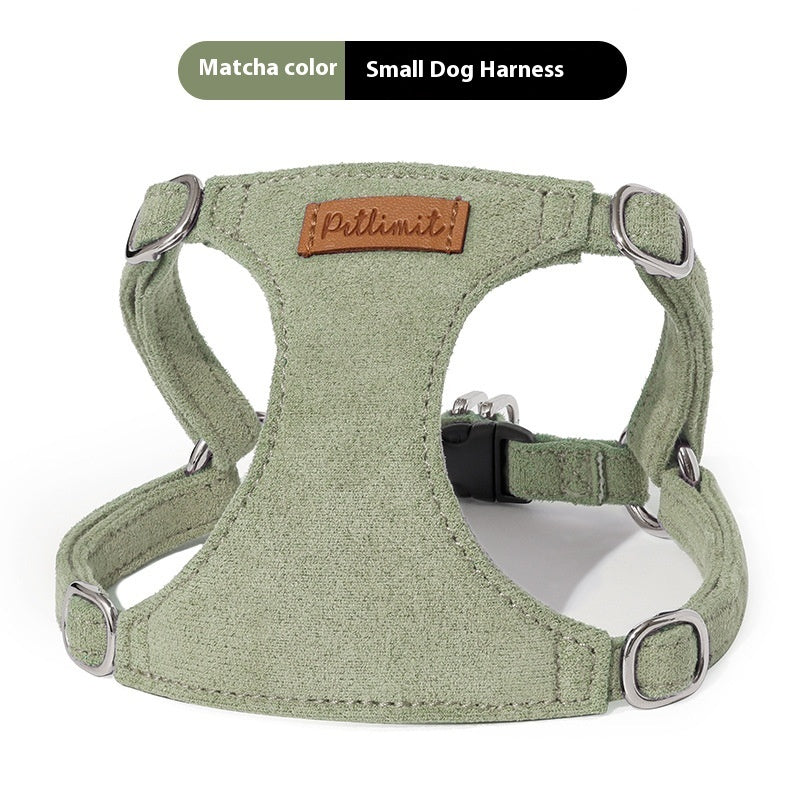 HKM-4903997 Puppy Hand-Holding Rope Vest with Adjustable Chest Strap and Traction Rope in Multiple Colors