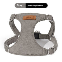 HKM-4903997 Puppy Hand-Holding Rope Vest with Adjustable Chest Strap and Traction Rope in Multiple Colors