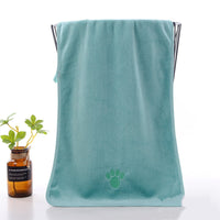 HKM-4904381 Quick-Drying Microfiber Towel for Pets - Available in Pink, Dark Brown, Blue, Green, Light Gray