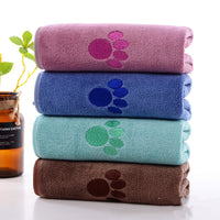 HKM-4904381 Quick-Drying Microfiber Towel for Pets - Available in Pink, Dark Brown, Blue, Green, Light Gray
