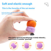 HKM-4905533 Plush Launching Toy Balls for Interactive Pet Play - Variety Packs Available