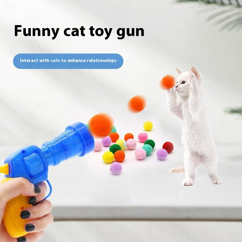 HKM-4905533 Plush Launching Toy Balls for Interactive Pet Play - Variety Packs Available