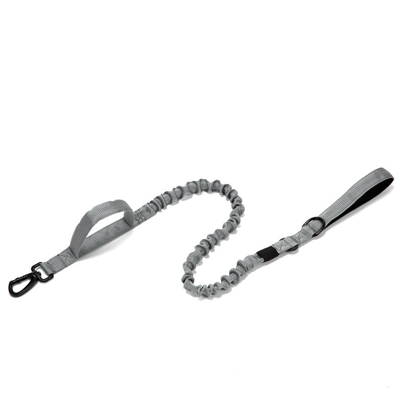 HKM-4906685 Adjustable Tactical Dog Collar in Monochrome Colors - Available in M, L, XL