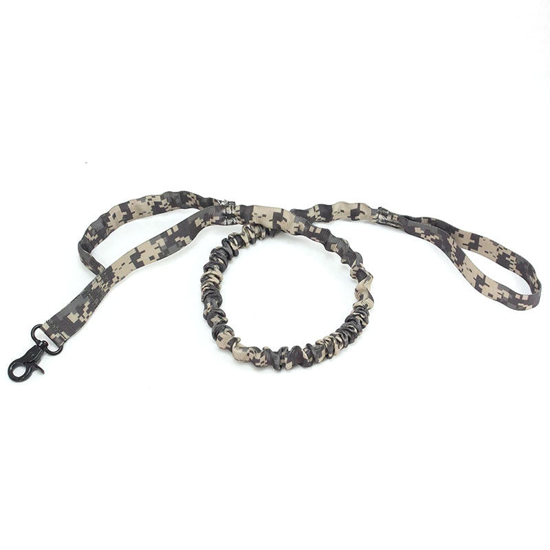 HKM-4906685 Adjustable Tactical Dog Collar in Monochrome Colors - Available in M, L, XL