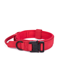 HKM-4906685 Adjustable Tactical Dog Collar in Monochrome Colors - Available in M, L, XL