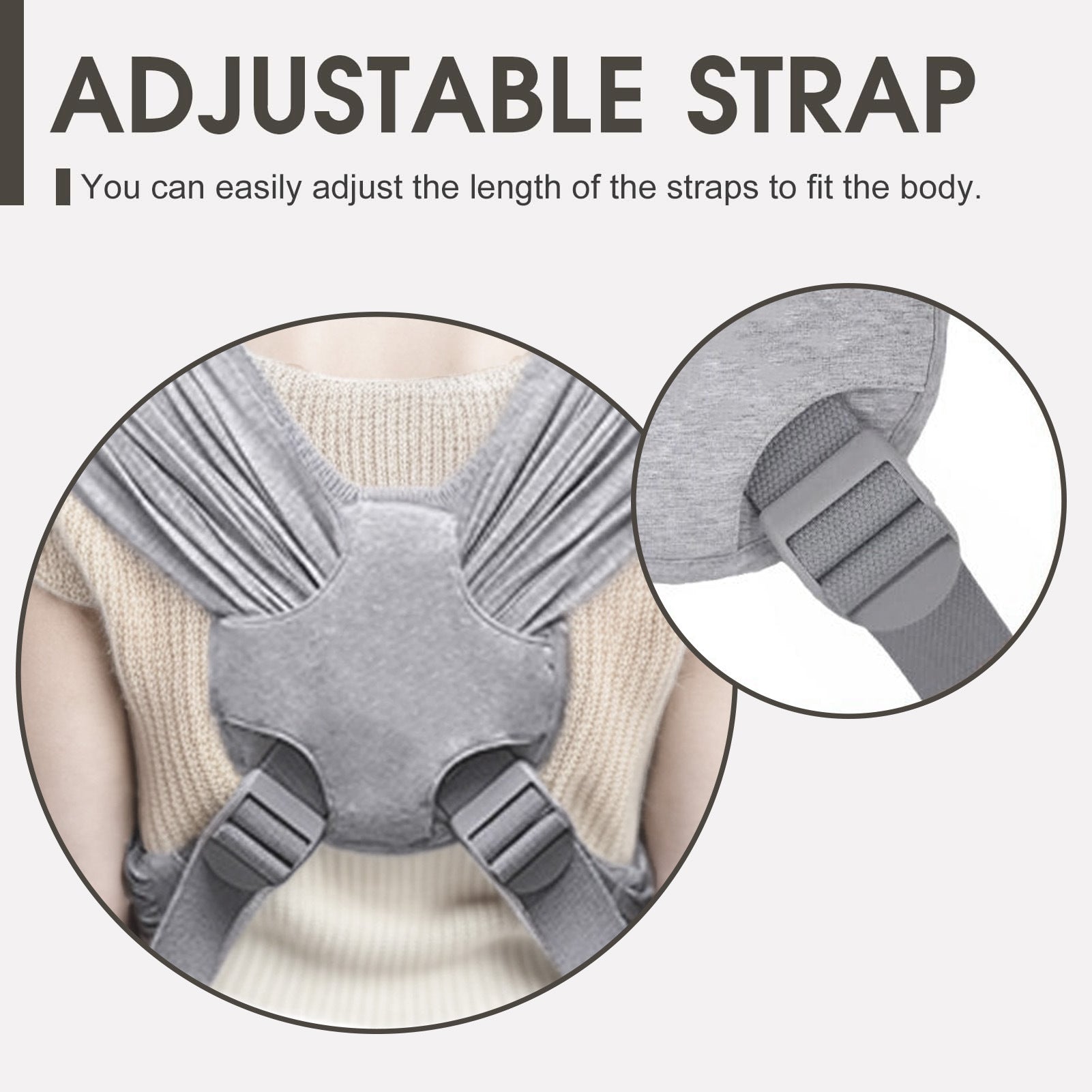 HKM-4906941 Light Gray Adjustable Pet Sling Carrying Case for Comfortable Travel