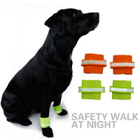 HKM-4907069 Fluorescent Dog Training Foot Covers - Universal Fit, Polyester Material