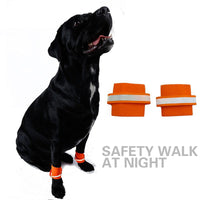 HKM-4907069 Fluorescent Dog Training Foot Covers - Universal Fit, Polyester Material