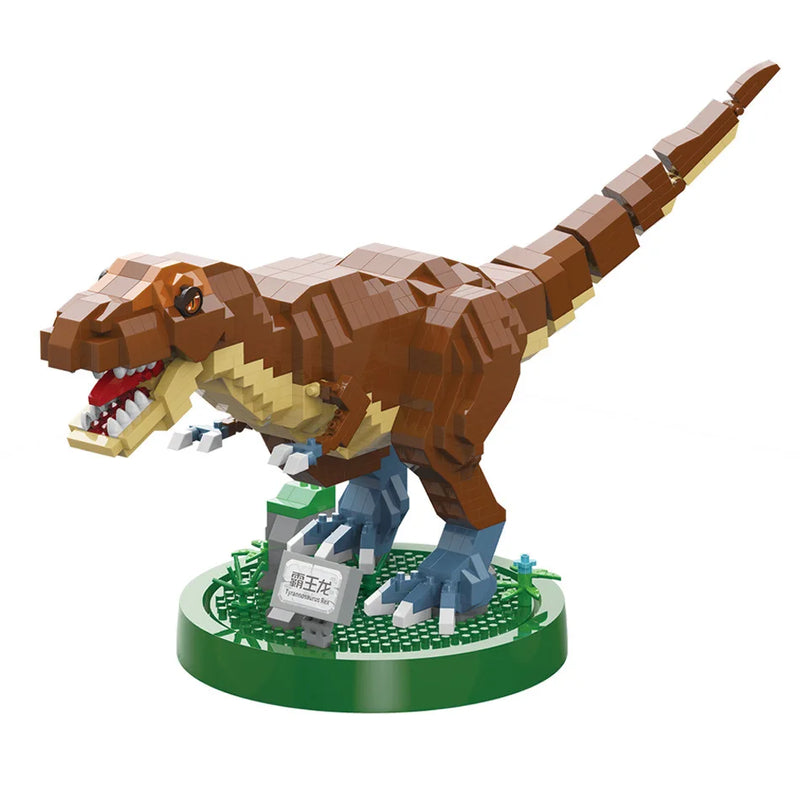 HKM-490899 Dinosaur Building Block Set - 1271PCS Jurassic-Themed Educational Assembly Toy for Ages 8 and Up