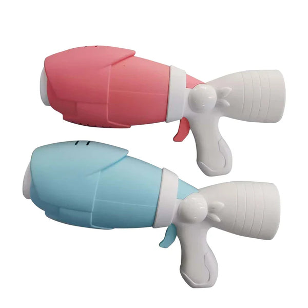 HKM-490963 Automatic Bubble Shooter Toy - Cartoon Whale - Summer Outdoor Fun for Ages 2 and Up