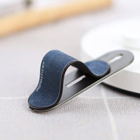 HKM-491027 Denim Multifunctional Phone Holder Ring Bracket for Bedside Use