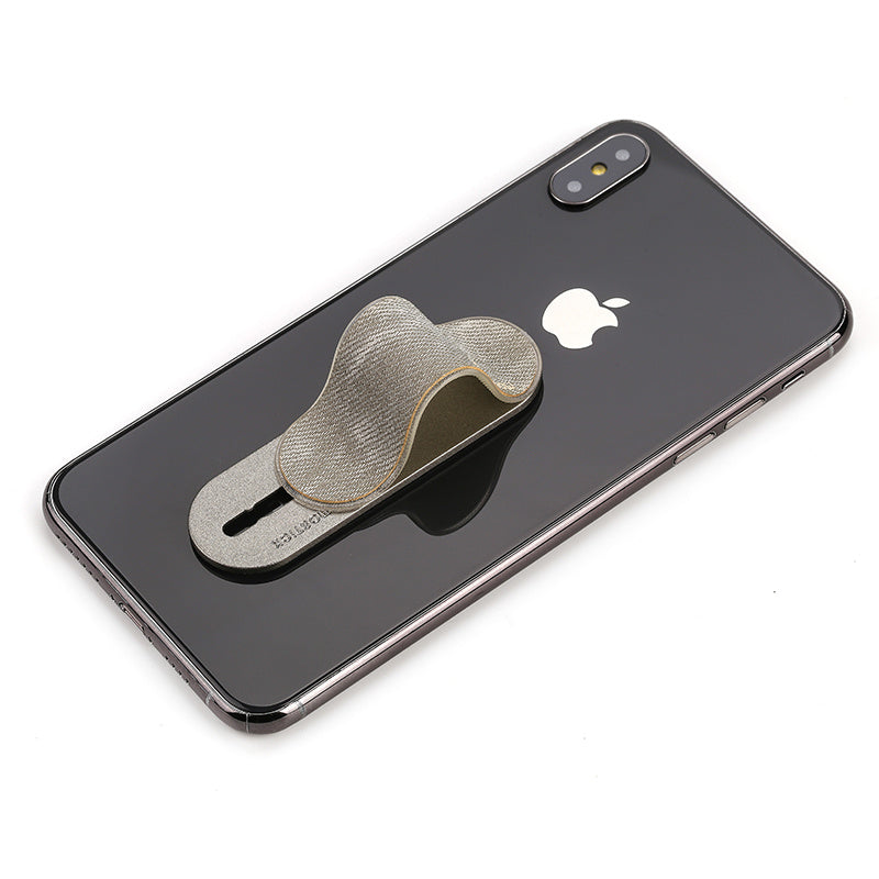 HKM-491027 Denim Multifunctional Phone Holder Ring Bracket for Bedside Use