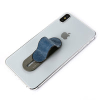 HKM-491027 Denim Multifunctional Phone Holder Ring Bracket for Bedside Use