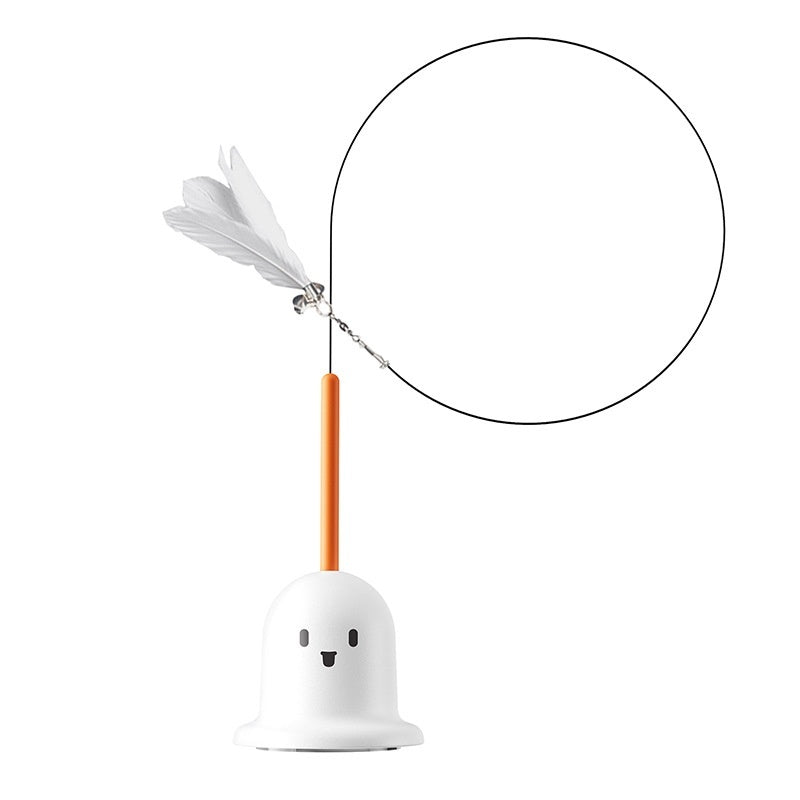 HKM-4911293 Suction Cup Cat Teaser Toy in Bianco Sardina and Fresh Green
