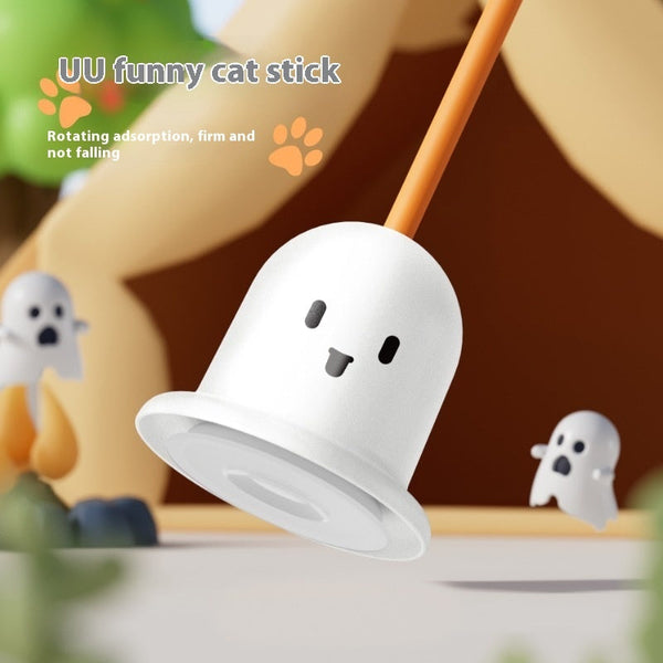 HKM-4911293 Suction Cup Cat Teaser Toy in Bianco Sardina and Fresh Green