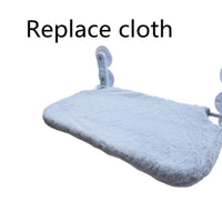 HKM-4912061 Universal Cat Litter Hammock with Suction Cup for Windows - Foldable (Beige/Gray)