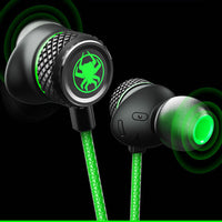 HKM-491347 Wired In-Ear Headset with Microphone and Silicone Earplugs, 3.5mm L-Bend Connector, 20-20000 Hz Frequency Response