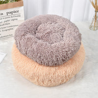 HKM-4914493 Plush Round Cat Sleeping Mat in Multiple Sizes for Indoor Comfort