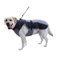 HKM-4914877 Reflective Casual Thickening Pet Clothes in Pink, Gray, and Fruit Green - Sizes XS to 3XL