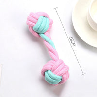 HKM-4915261 Pet Bite Resistant Cotton Rope Ball Toy for Cats and Dogs