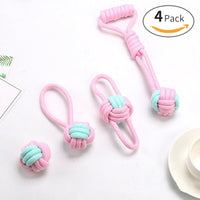 HKM-4915261 Pet Bite Resistant Cotton Rope Ball Toy for Cats and Dogs
