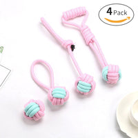 HKM-4915261 Pet Bite Resistant Cotton Rope Ball Toy for Cats and Dogs
