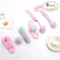 HKM-4915261 Pet Bite Resistant Cotton Rope Ball Toy for Cats and Dogs