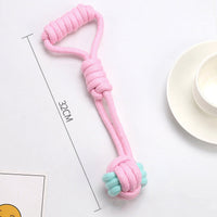 HKM-4915261 Pet Bite Resistant Cotton Rope Ball Toy for Cats and Dogs