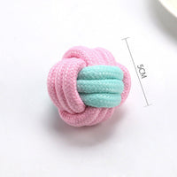 HKM-4915261 Pet Bite Resistant Cotton Rope Ball Toy for Cats and Dogs