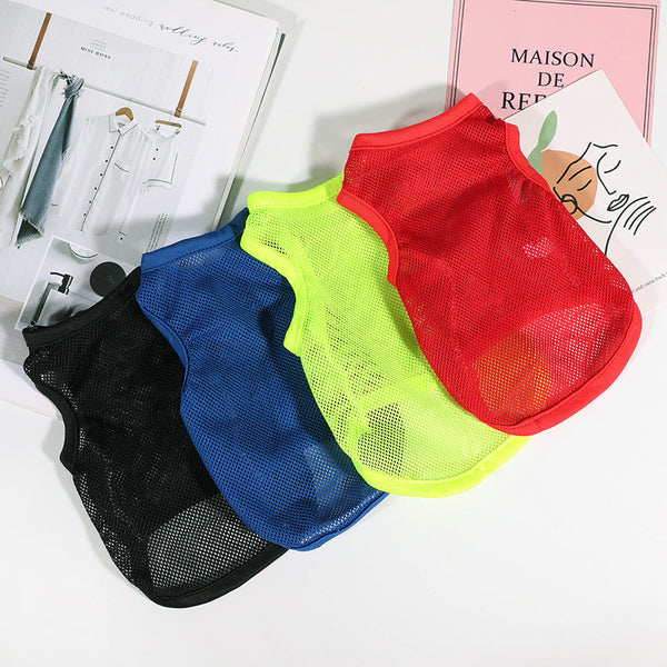 HKM-4916797 Large Mesh Spring/Summer Pet Vest in Plain Colors