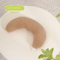 HKM-4917053 Crescent-Shaped Soft Cotton Pillow for Cats and Dogs - Available in Multiple Colors