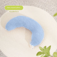 HKM-4917053 Crescent-Shaped Soft Cotton Pillow for Cats and Dogs - Available in Multiple Colors