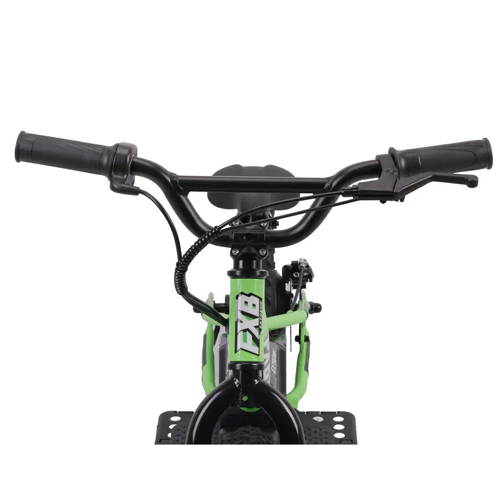 HKM-491731 16-Inch Electric Balance Bike for Kids with Removable Battery, Two-Speed Gears, and Colorful Spokes