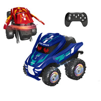 HKM-491731 4x4 RC Stunt Dance Car with Lights, Music, and 360-Degree Rotation - USB Rechargeable Off-Road Toy for Kids