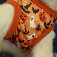 HKM-4917821 Halloween Themed Orange Pet Dress for Small to Extra Large Dogs