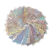 HKM-491795 Hollow Nail Art Printing Stickers for Creative Designs
