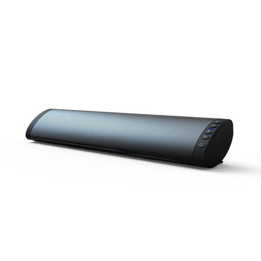 HKM-491795 Wall-Mounted Wireless Bluetooth Speaker with USB and 3.5mm Connectivity, Dual 5W Output, Built-in Radio and Voice Prompt Function