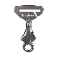 HKM-4919997 Adjustable Pet Safety Buckle for Secure Car Travel - Aluminum Alloy, Multiple Colors