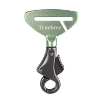HKM-4919997 Adjustable Pet Safety Buckle for Secure Car Travel - Aluminum Alloy, Multiple Colors