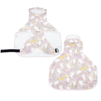 HKM-4920381 Transparent Dog Raincoat with Hood and Bellyband for All Breeds